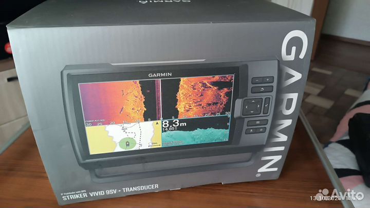 Эхолот garmin striker vivid 9sv с датчиком gt52