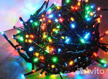 Гирлянда 140 ламп,5 метров,цветная,режимы