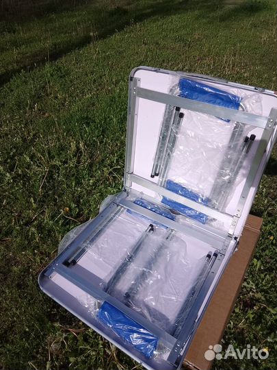 Комплект стол со стульями усиленный, кемпинг