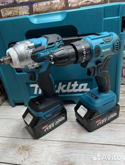 Набор Makita 2в1 Шуруповерт, гайковерт (Арт.36749)