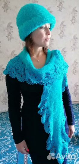 Шапка вязаная крючком