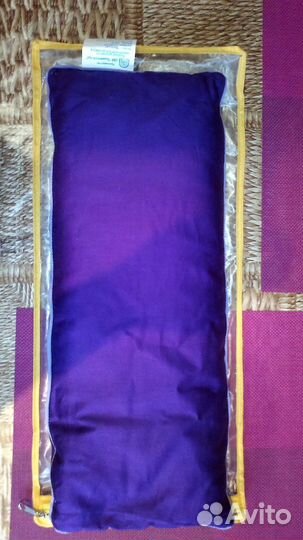 Новая подушка-валик с гречишной лузгой