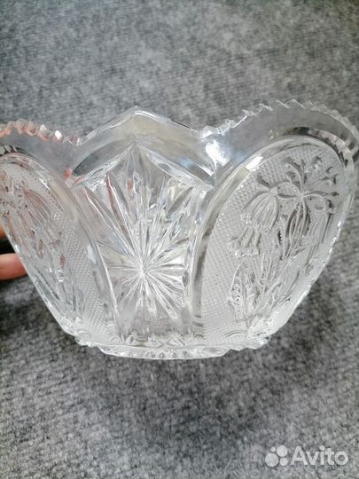 Салатник хрустальный
