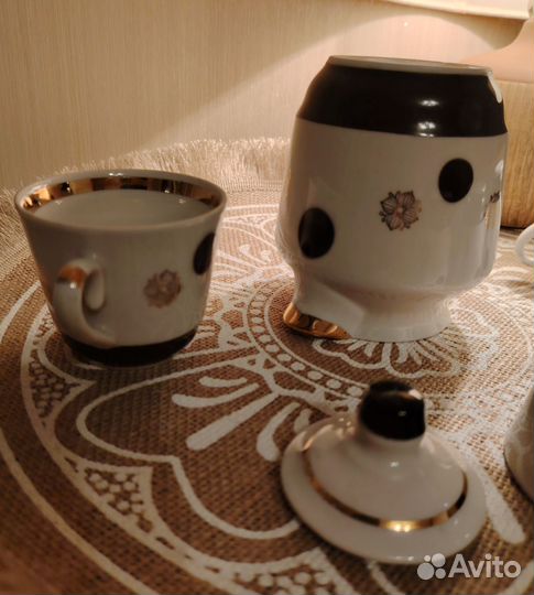 Кофейный набор СССР фарфор