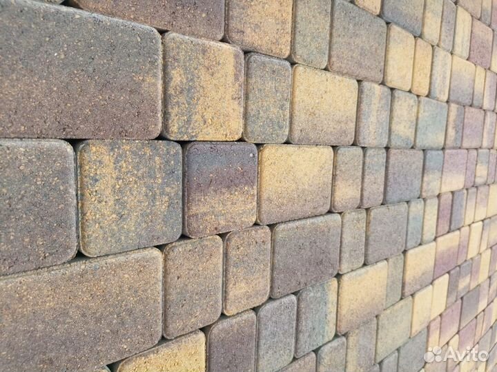 Тротуарная плитка Новый город колор микс