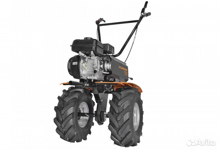 Мотоблок бензиновый Carver MT-70W колеса Extreme