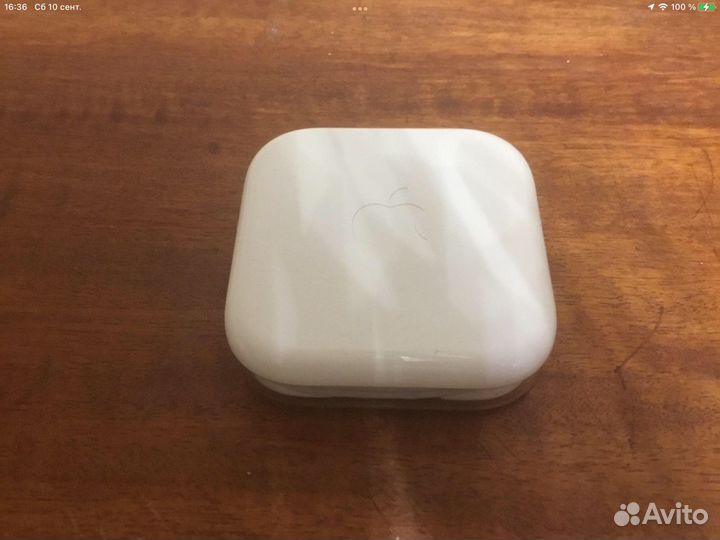 Apple iPod и EarPods (3.5 мм), белый, оригинал