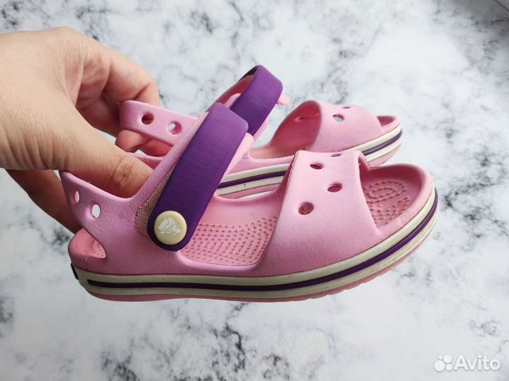 Сандалии crocs детские C8 25 размер оригинал