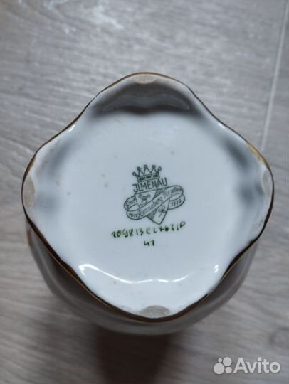 Антикварная ваза фарфор Jlmenau 41г Германия торг