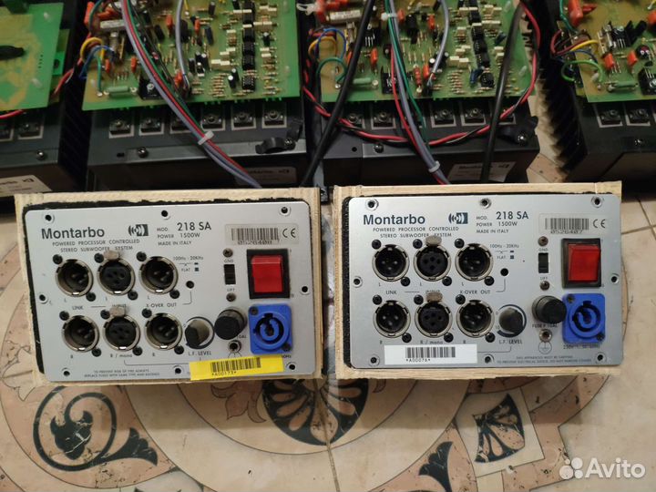Усилительные модули по 1.2 кВт. Италия пара