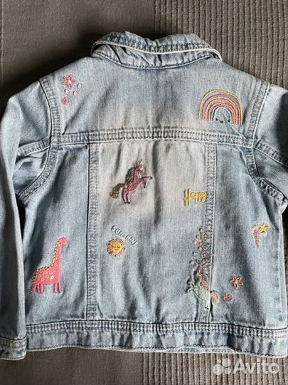 Джинсовая куртка next для девочки 104