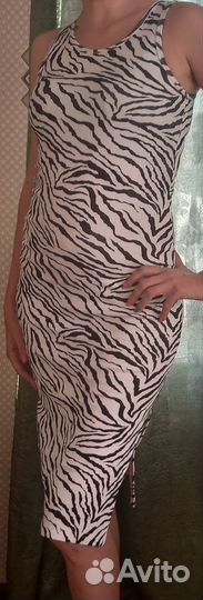 Платье трикотажное женское лапша