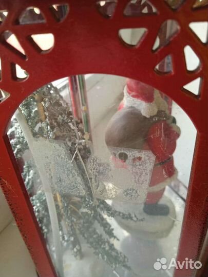 Фонарь новогодний, декор