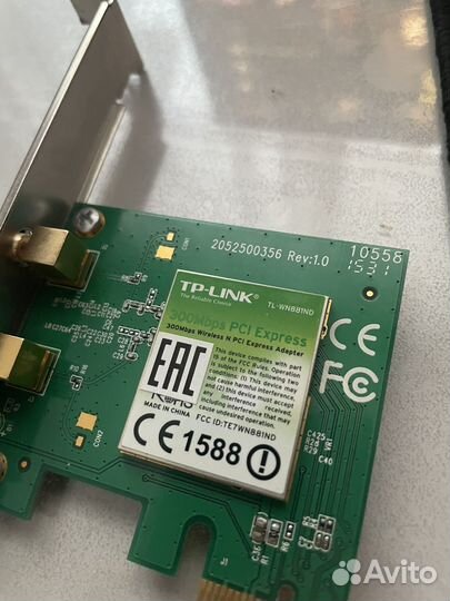 Wifi адаптер для пк pci e tp link 300 mbs