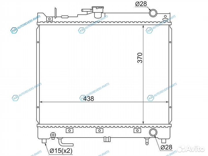 SK0005 Радиатор suzuki jimny jeep 98