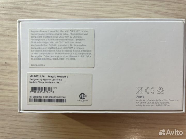 Мышь Apple Magic Mouse 2 оригинал