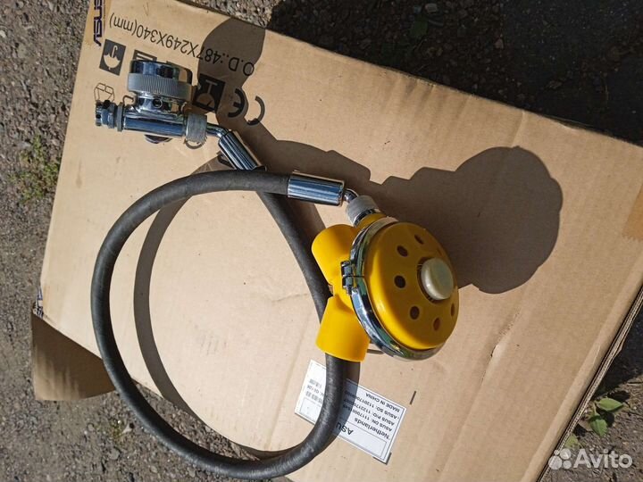 Актопус, на акваланг