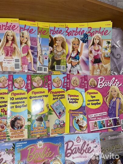 Журналы Барби Barbie 2002,2003,2005,2006, спец