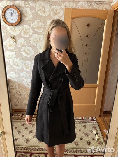 Пальто шерсть кашемир 44