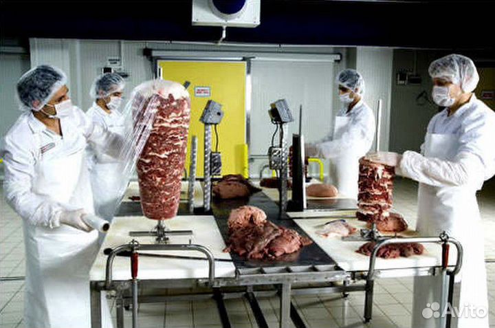 Мясо для шаурмы, шаурма в бобинах, шаверма