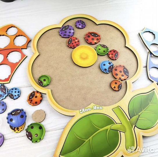 Пазл-сортер с карточками 