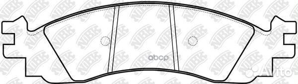 Колодки торм.пер. Ford