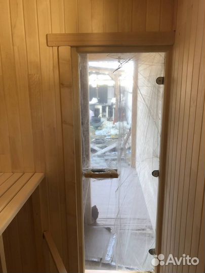 Баня с хозяйственным блоком из минибруса