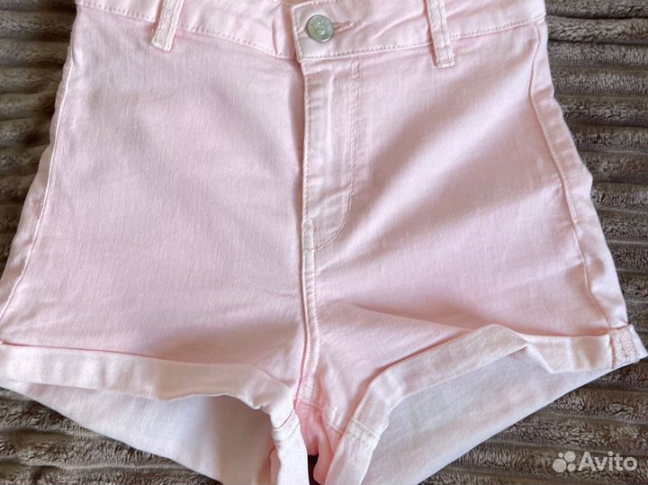 Шорты нежнорозовые H&M