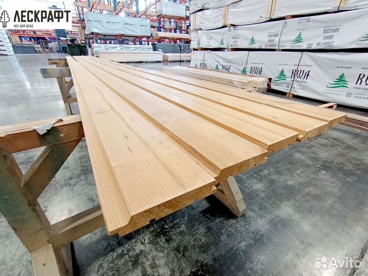 Имитация бруса 21*145*6000 сорт AB ель