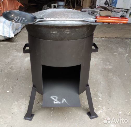 Печь очаг под казан