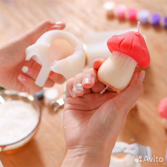 Молды Грибочки для свечей