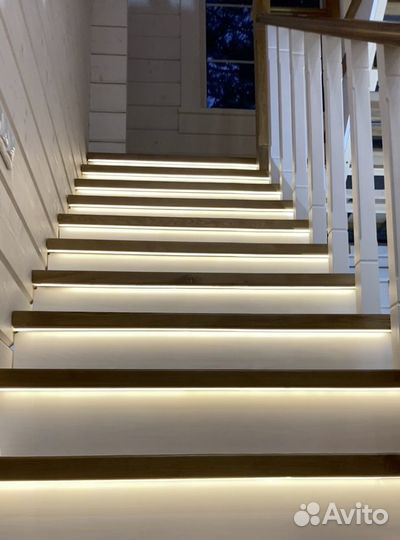 Подсветка лестницы с датчиками движения