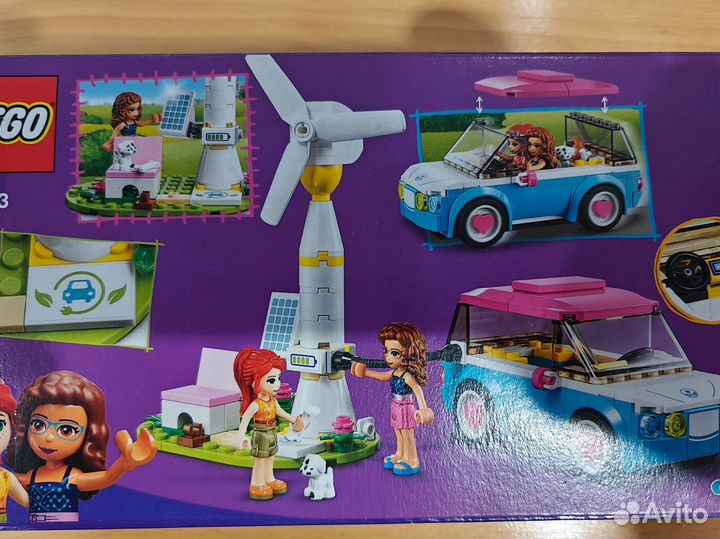 Lego Friends 41443 Электромобиль Оливии