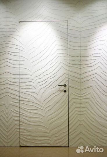 Скрытые двери под покраску