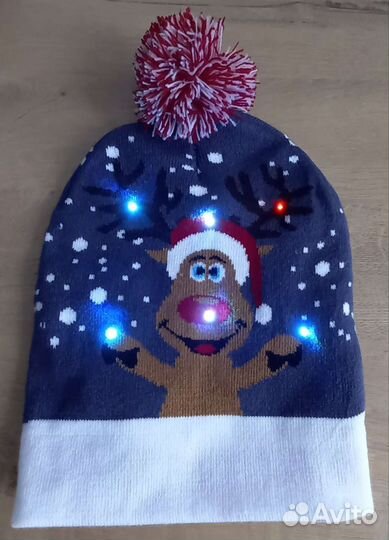 Шапка со светодиодами