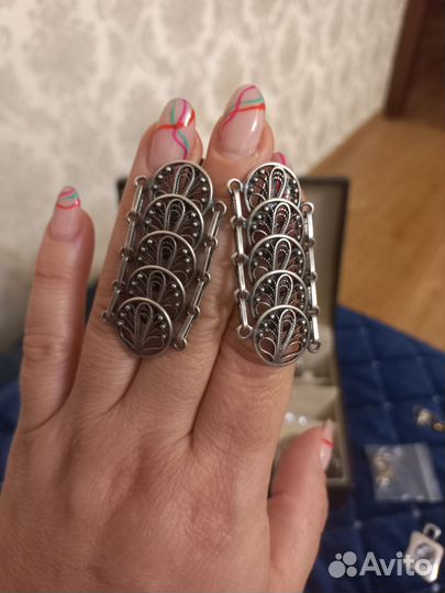 Серебряные серьги