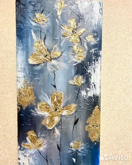 Интерьерная Картина маслом на холсте