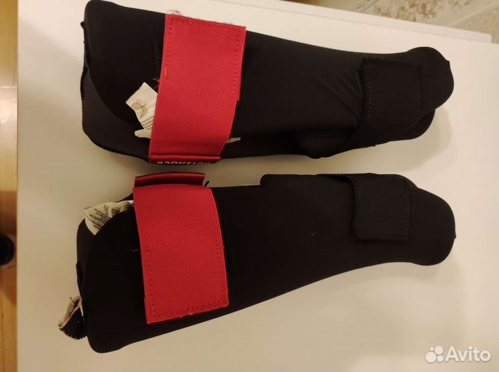 Защита голени для единоборств + шлем