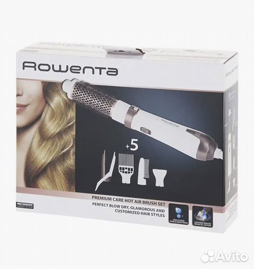 Фен щетка rowenta premium care