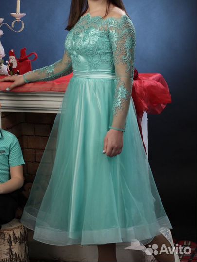 Платье нарядное на девочку 11-12-13 лет рост 152-1