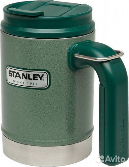 Термокружка stanley Classic походная 0.47L зеленый