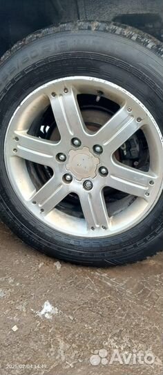 Литые диски r18 4 шт. Стояли на Паджеро 3