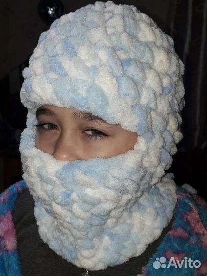 Балаклава плюшевая, плед