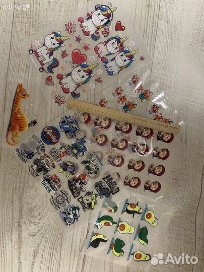 Термотрансфер (наклейки для переноса на одежду )