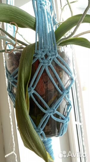 Макраме кашпо на заказ