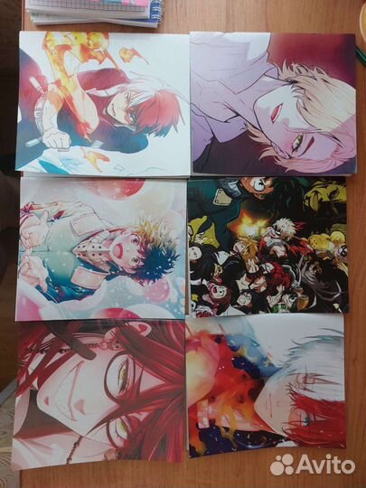 Аниме тетради и блокноты