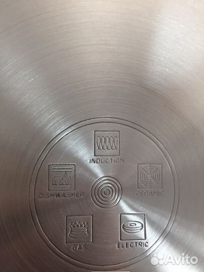 Кастрюля нерж 15л Индукция