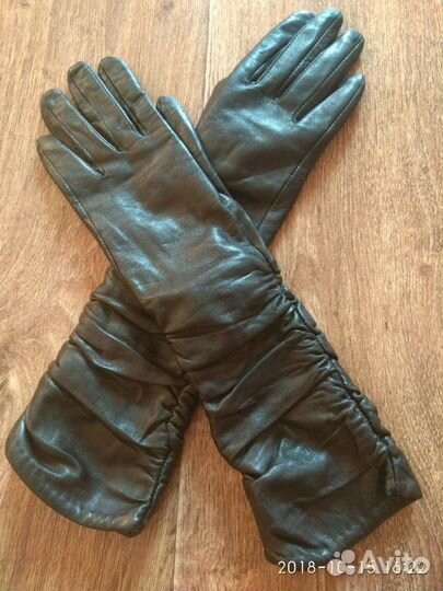 Перчатки кожаные