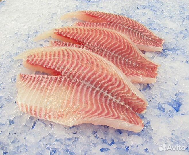 Филе Тилапия без шкуры Китай заморож. от 10кг