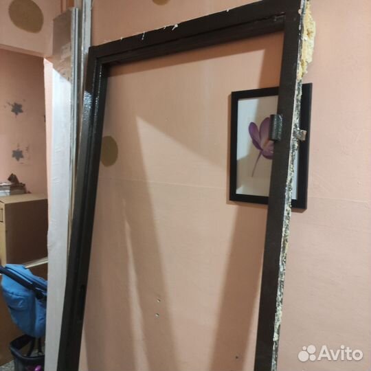 Дверь входная железная уличная бу